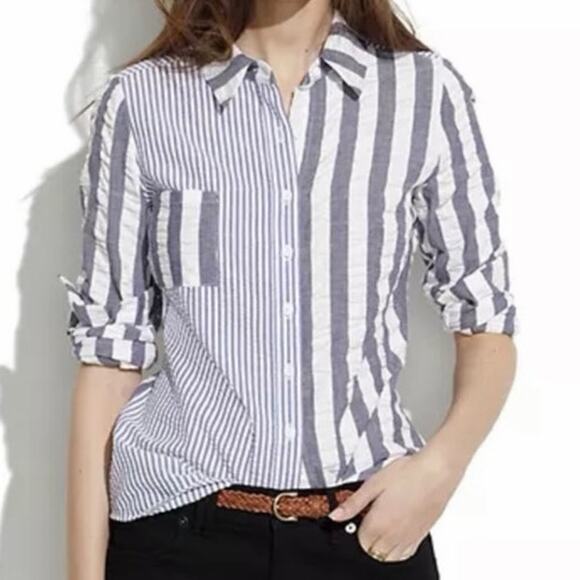 Rachel Antonoff Tops - Rachel Antonoff Seersucker Erin Blouse